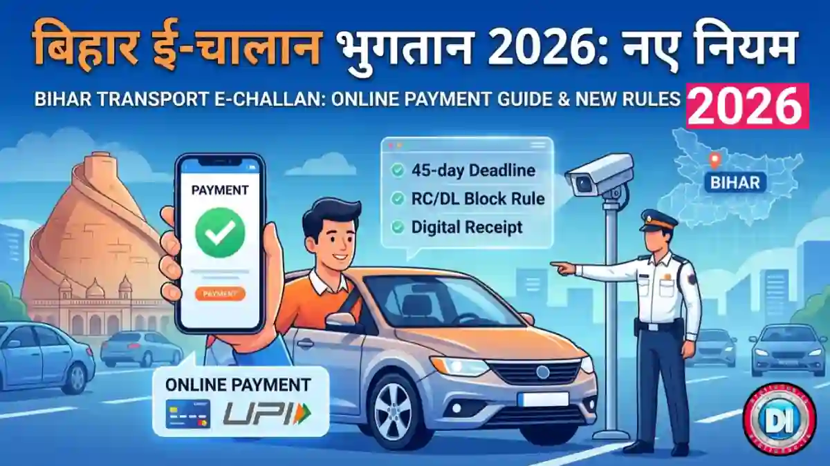 Bihar Parivahan E-Challan Payment Online and New Traffic Rules 2026